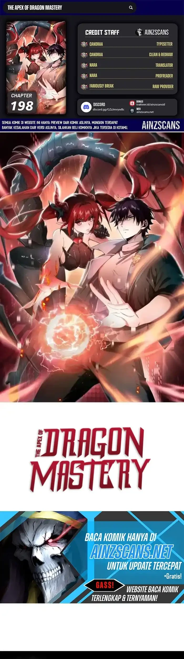 Komik The Apex of Dragon Mastery Chapter 198 gambar 1