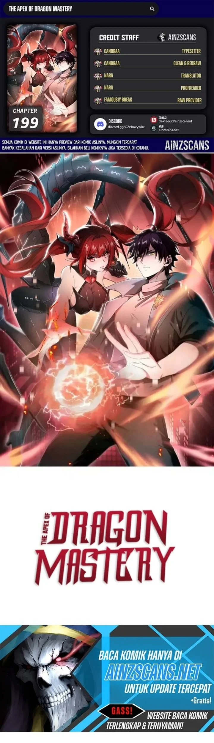 Komik The Apex of Dragon Mastery Chapter 199 gambar 1