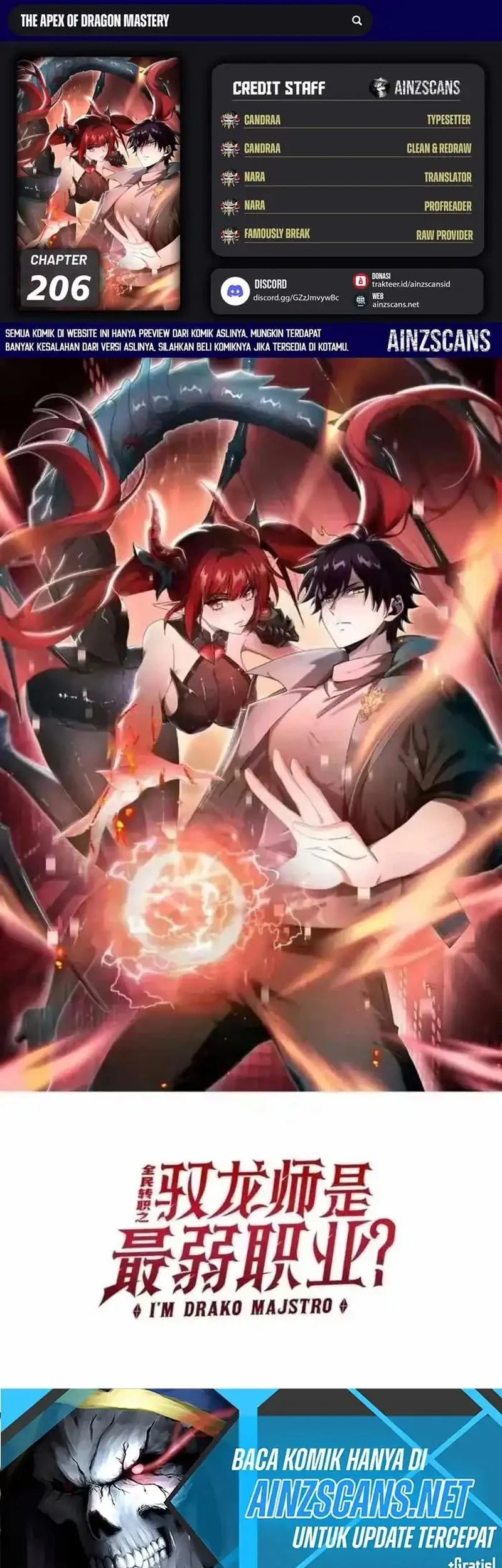 Komik The Apex of Dragon Mastery Chapter 206 gambar 1