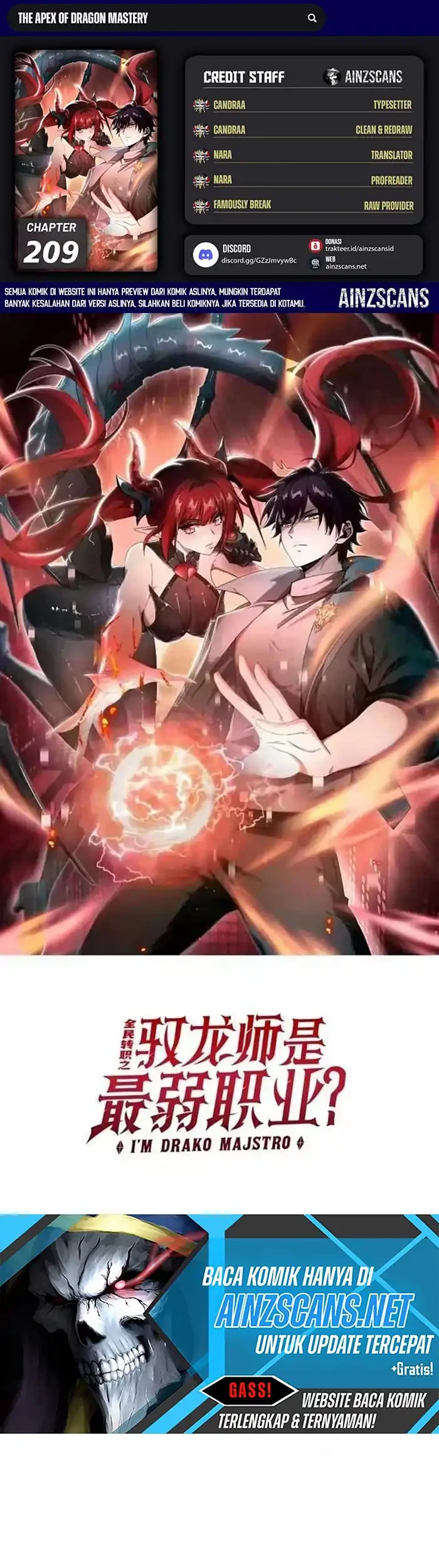 Komik The Apex of Dragon Mastery Chapter 209 gambar 1
