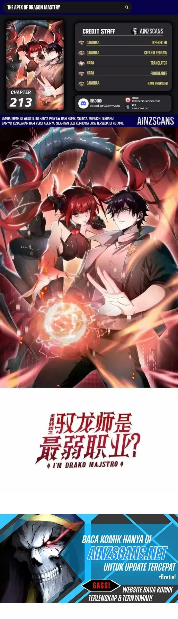 Komik The Apex of Dragon Mastery Chapter 213 gambar 1