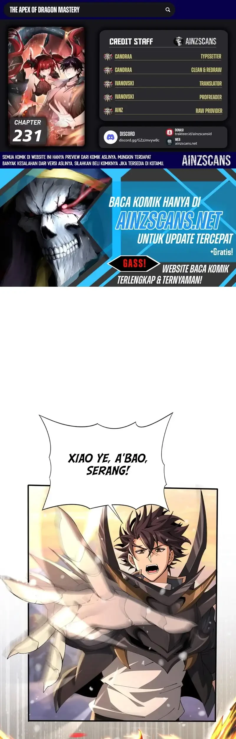 Komik The Apex of Dragon Mastery Chapter 231 gambar 1
