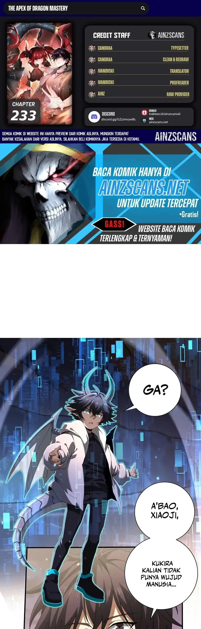 Komik The Apex of Dragon Mastery Chapter 233 gambar 1