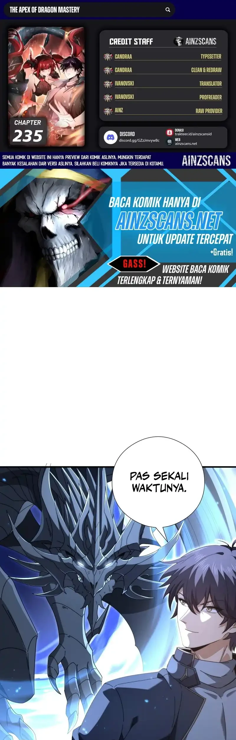 Komik The Apex of Dragon Mastery Chapter 235 gambar 1