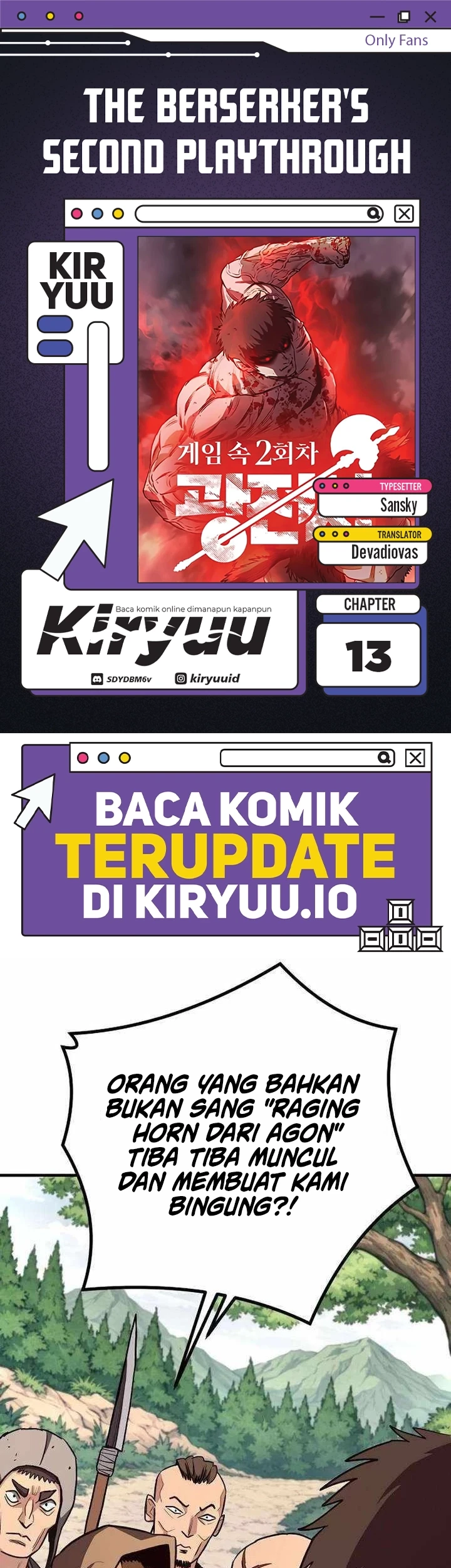 the berserkers second playthrough chapter 13 - Page 1