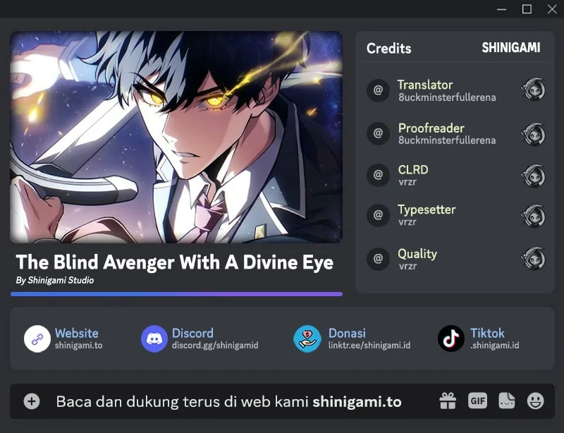 Komik The Blind Avenger With A Divine Eye Chapter 19 gambar 1