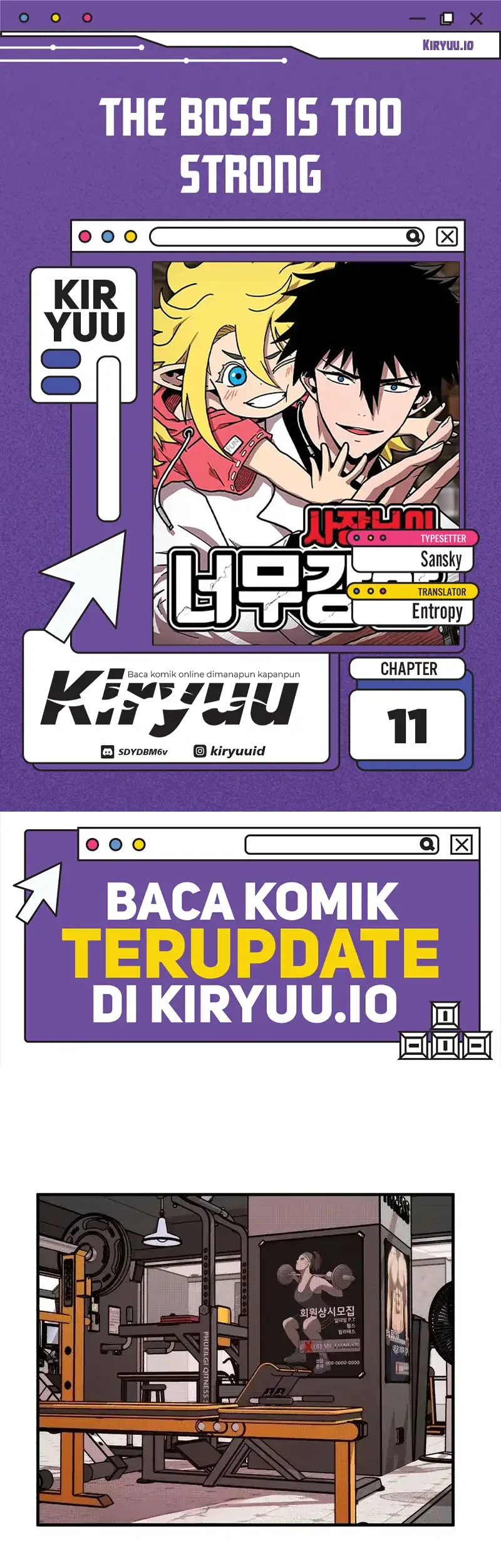 Komik The Boss Is Too Strong Chapter 11 gambar nomor 1