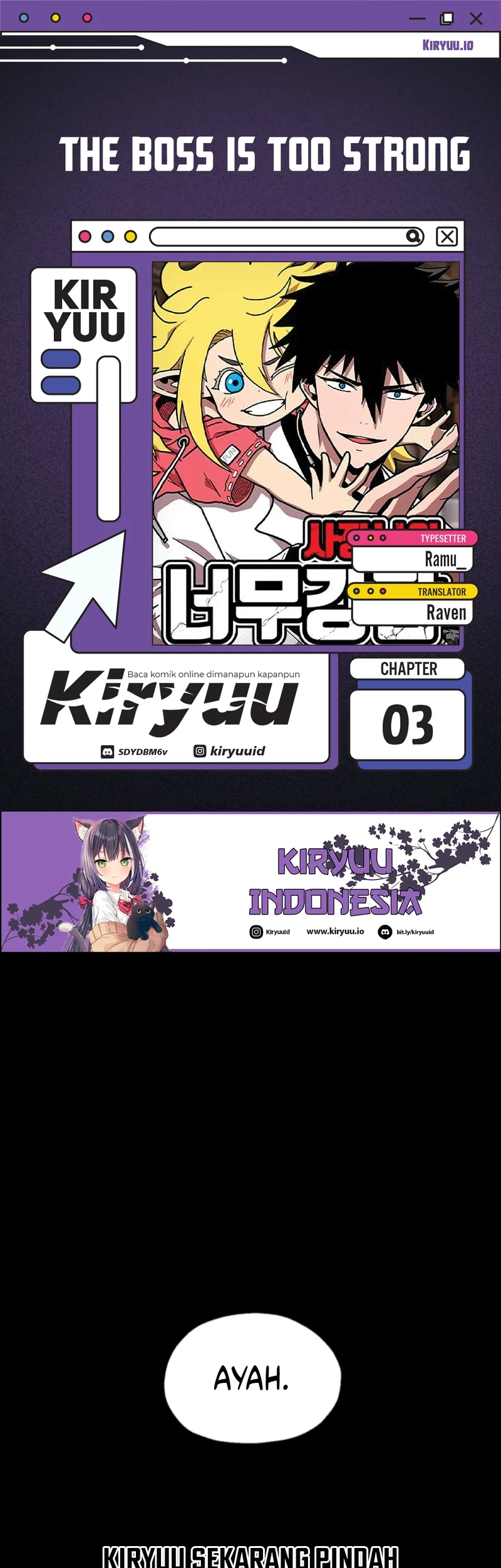 Komik The Boss Is Too Strong Chapter 3 gambar nomor 1