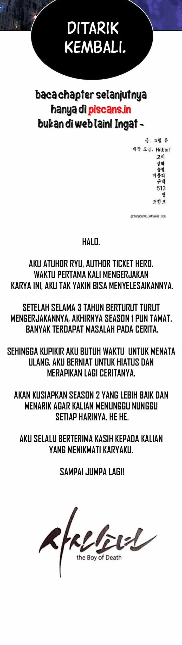 The Boy of Death Chapter 146.3 Gambar 104