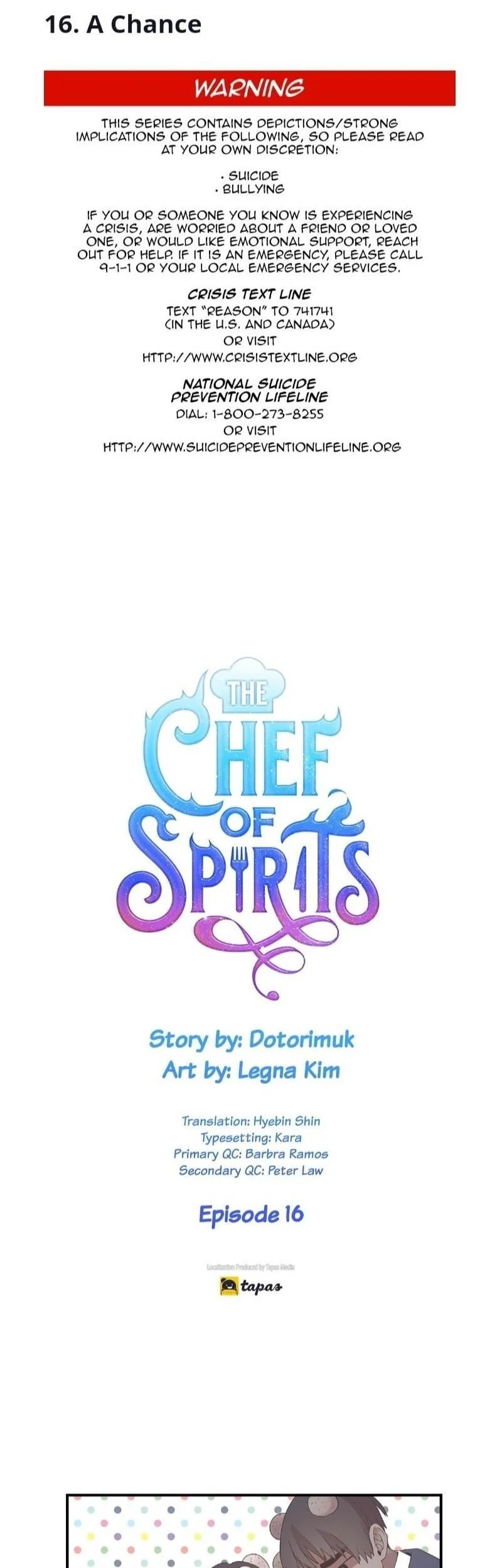 Komik The Chef of Spirits Chapter 16 gambar 1