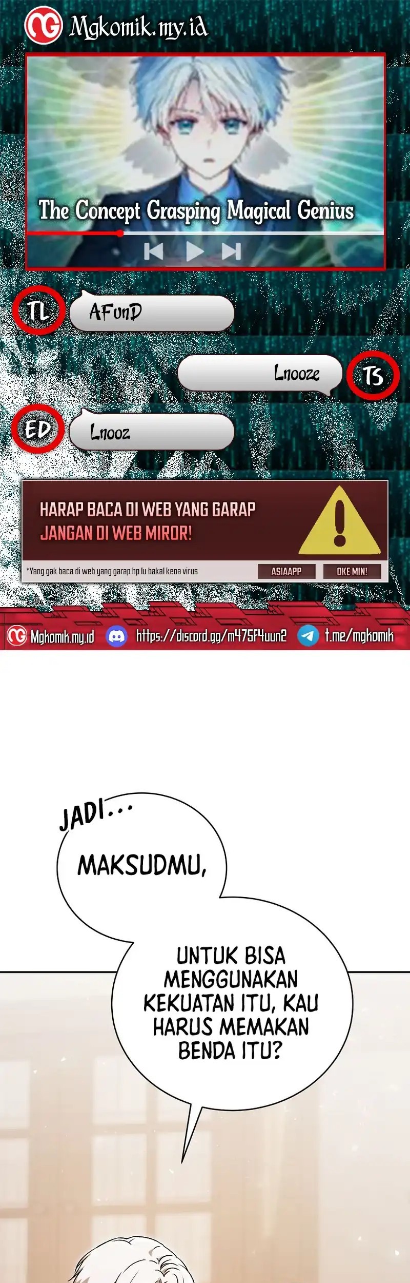 Baca Komik The Concept-Grasping Magical Genius Chapter 33 Gambar 1