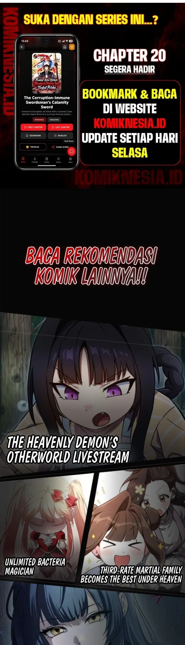 The Corruption-Immune Swordsman’s Calamity Sword Chapter 19 Gambar 73