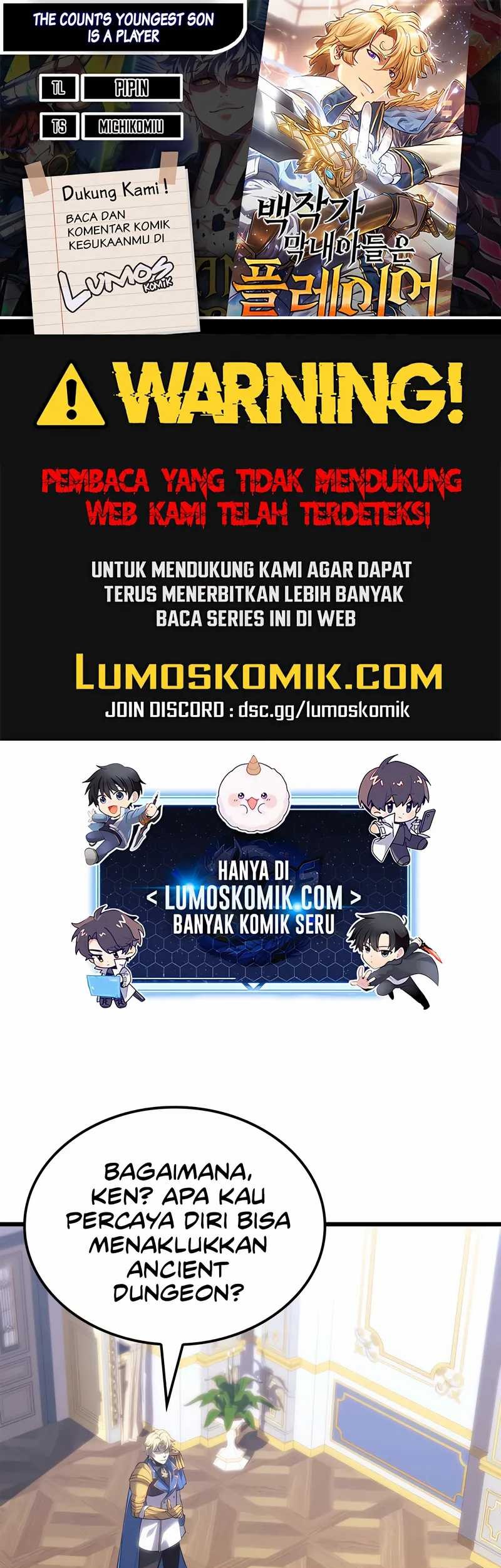 Baca Komik The Count’s Youngest Son Is A Player! Chapter 111 Gambar 1