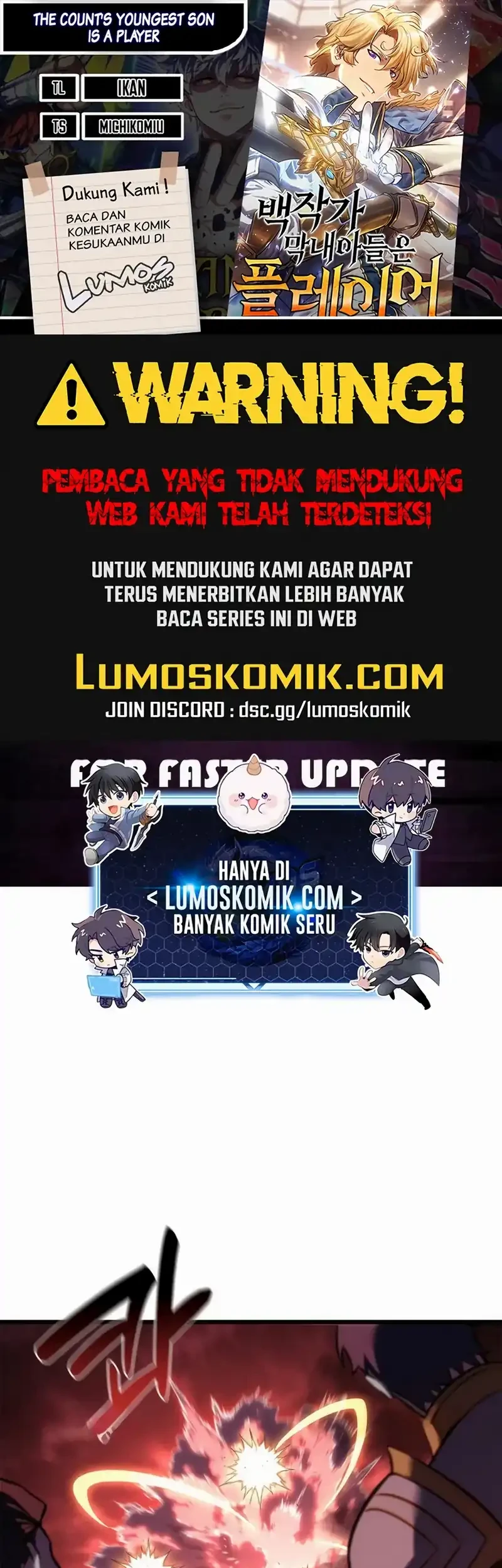 Baca Komik The Count’s Youngest Son Is A Player! Chapter 129 Gambar 1