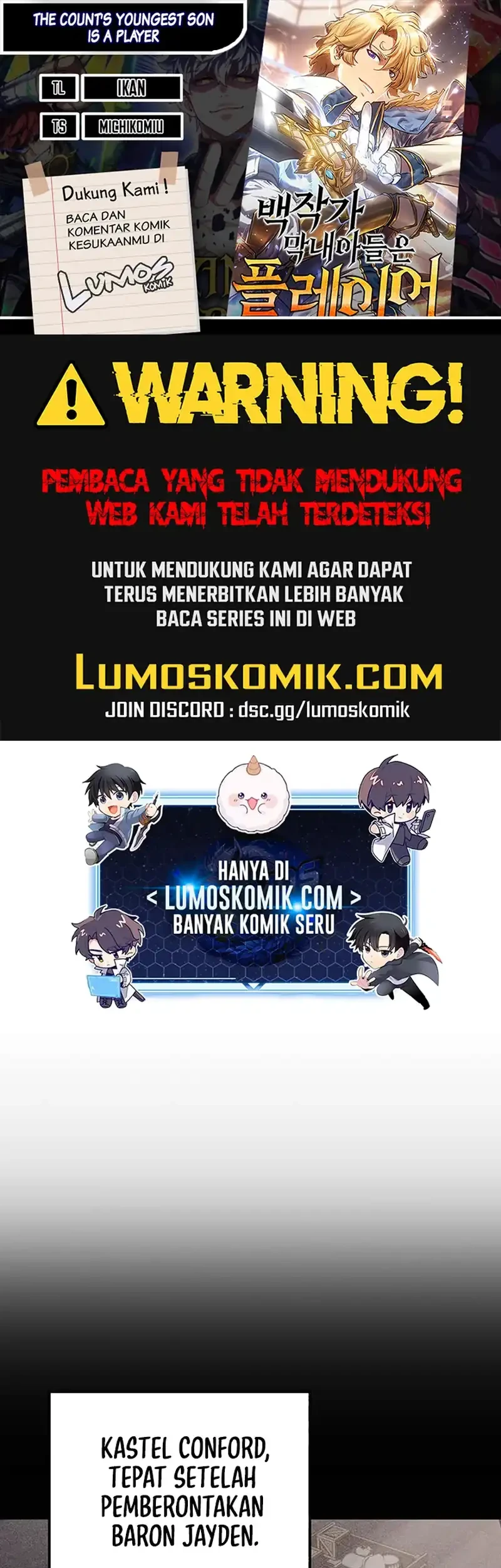 Komik The Count’s Youngest Son Is A Player! Chapter 141 gambar 1