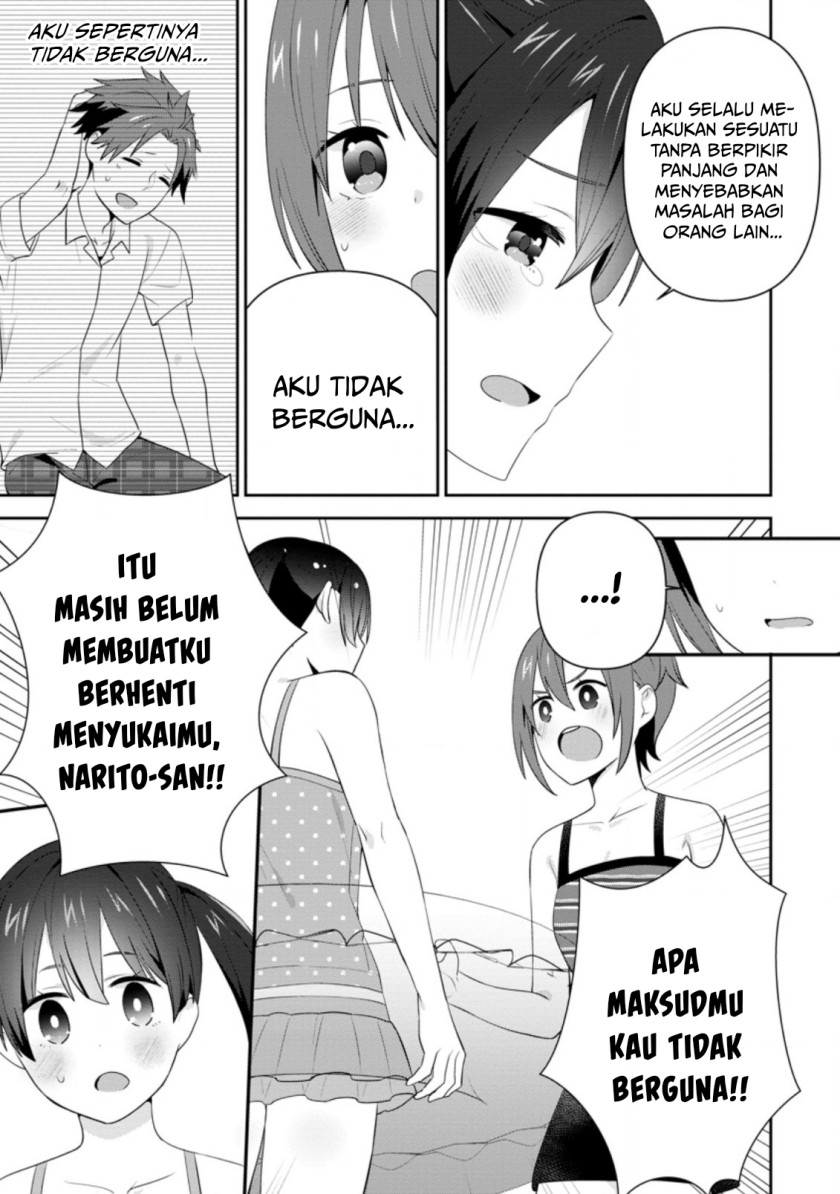 The Cute Girl Sitting Next to Me Is Trying to Make Me Fall in Love With Her as a Way to Ridicule Me, but the Tables Were Turned on Her Before She Knew It Chapter 23 Gambar 22