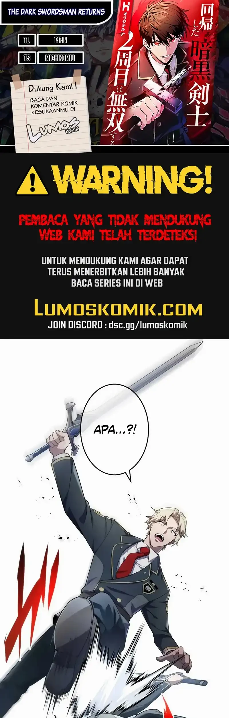 Komik The Dark Swordsman Returns Chapter 22 gambar nomor 1