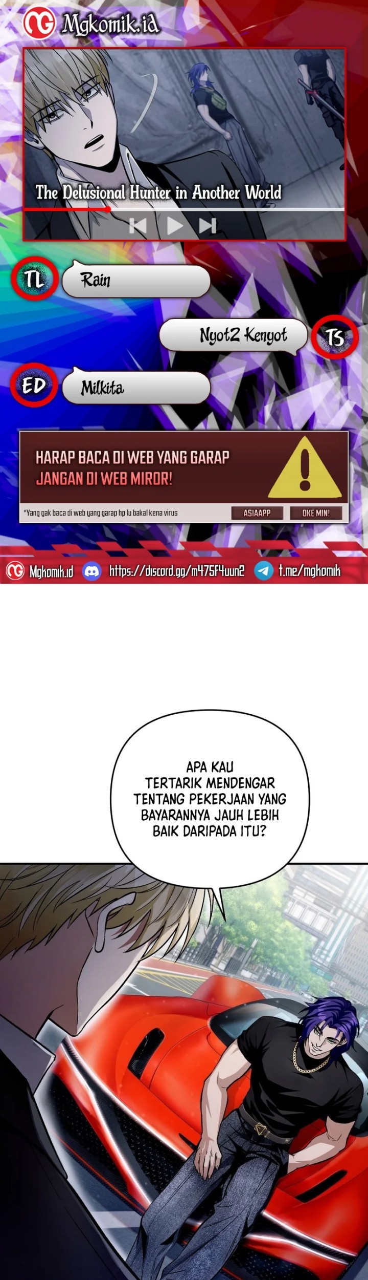 Baca Komik The Delusional Hunter in Another World Chapter 10 Gambar 1