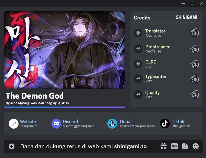 Komik The Demon God Chapter 23 gambar 1