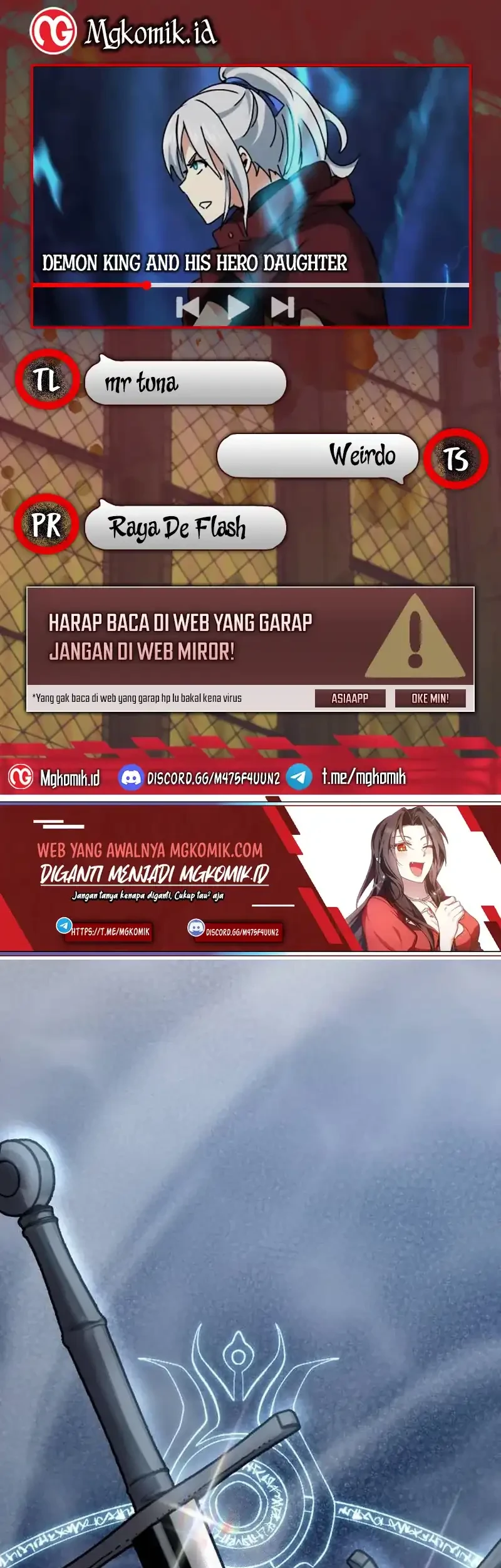 Komik The Demon King Dad and his Hero Daughter Chapter 11 gambar 1