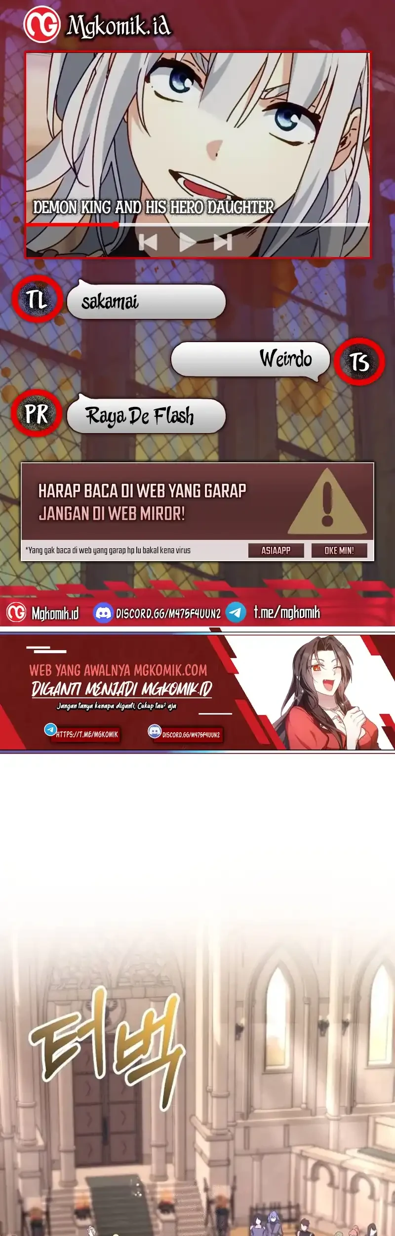 Komik The Demon King Dad and his Hero Daughter Chapter 13 gambar 1