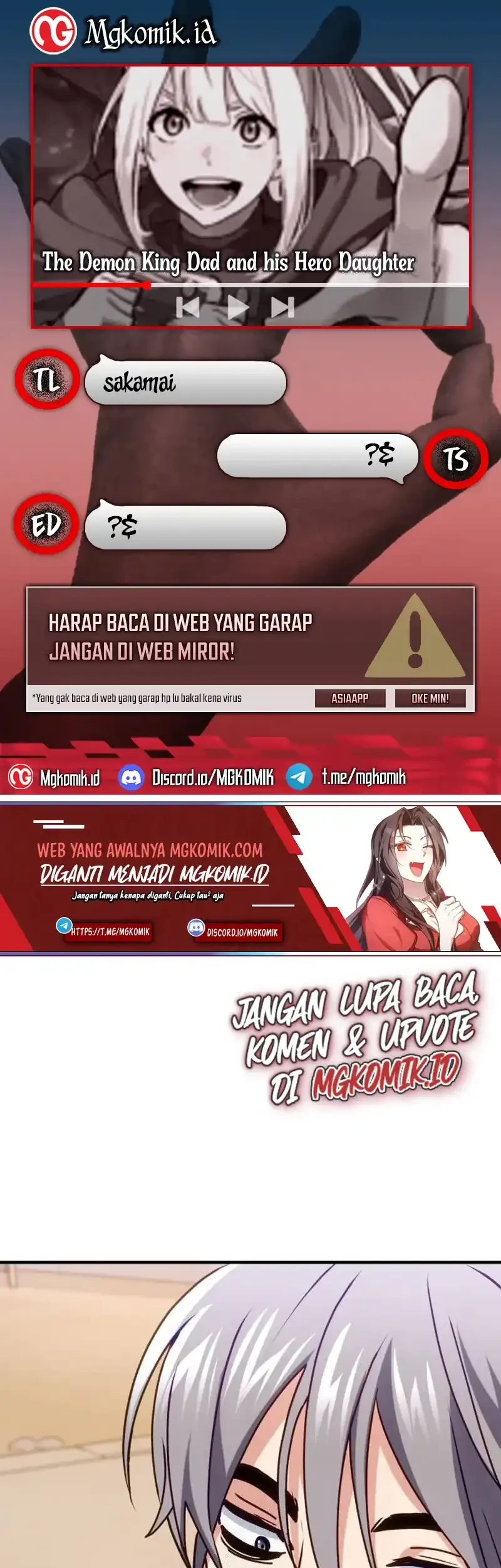 Komik The Demon King Dad and his Hero Daughter Chapter 14 gambar 1