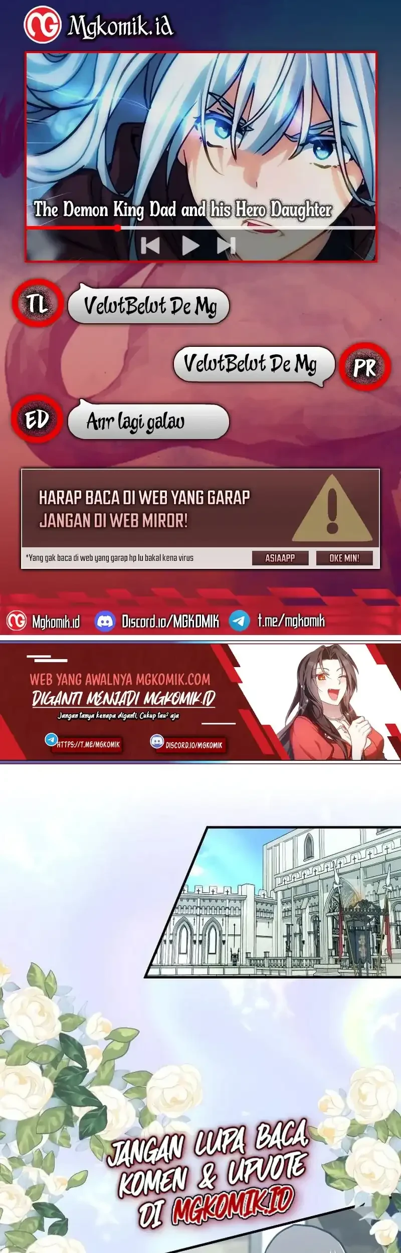 Komik The Demon King Dad and his Hero Daughter Chapter 17 gambar 1