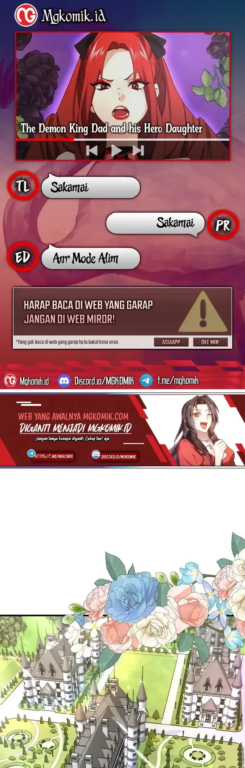 Komik The Demon King Dad and his Hero Daughter Chapter 19 gambar 1