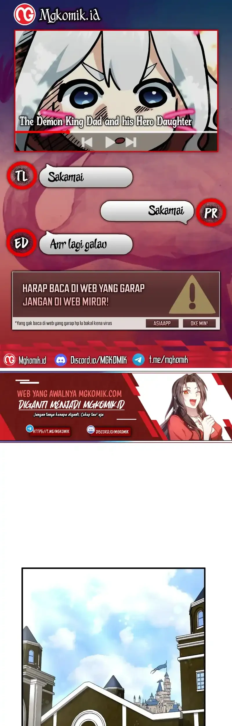 Komik The Demon King Dad and his Hero Daughter Chapter 22 gambar 1