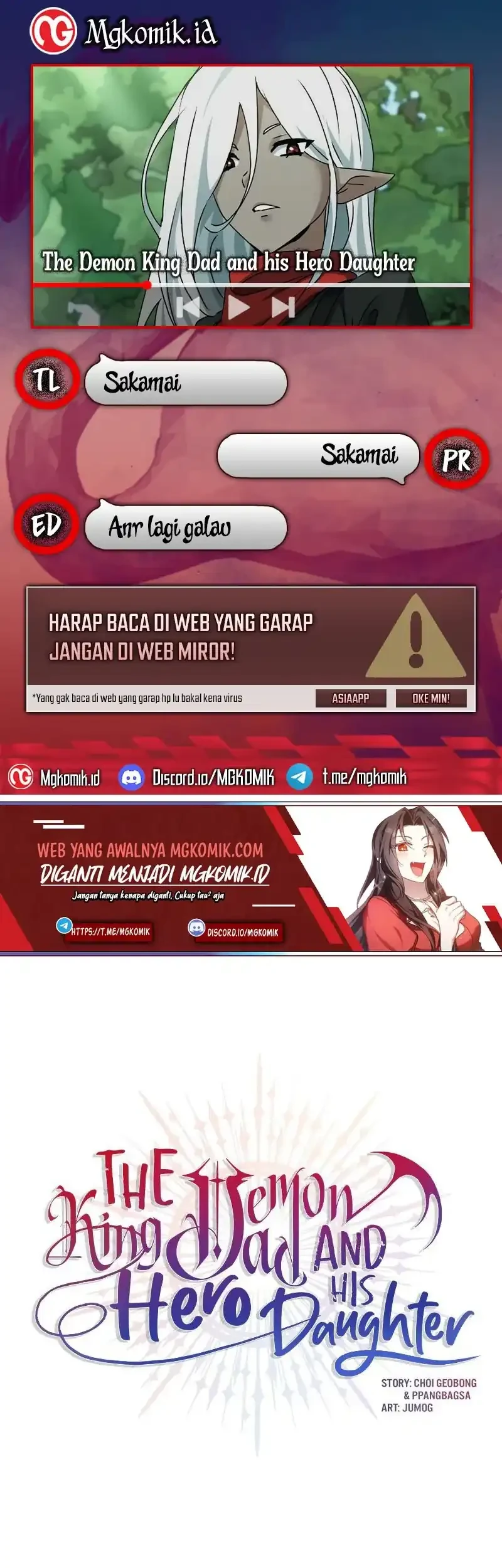 Komik The Demon King Dad and his Hero Daughter Chapter 23 gambar 1