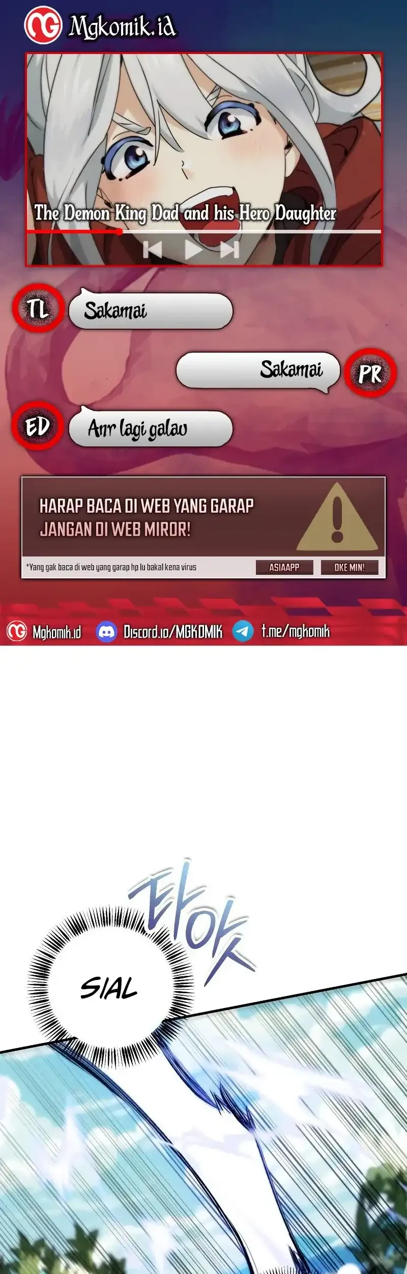 Komik The Demon King Dad and his Hero Daughter Chapter 24 gambar 1