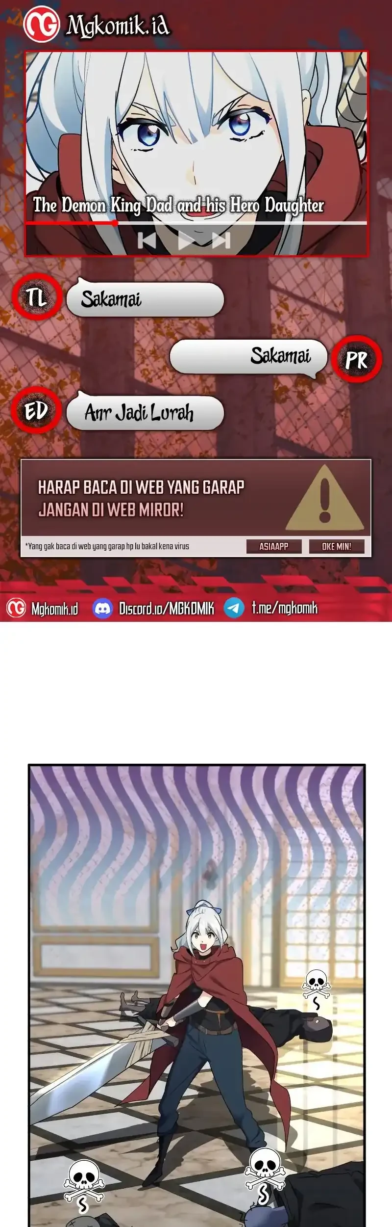 Komik The Demon King Dad and his Hero Daughter Chapter 25 gambar 1