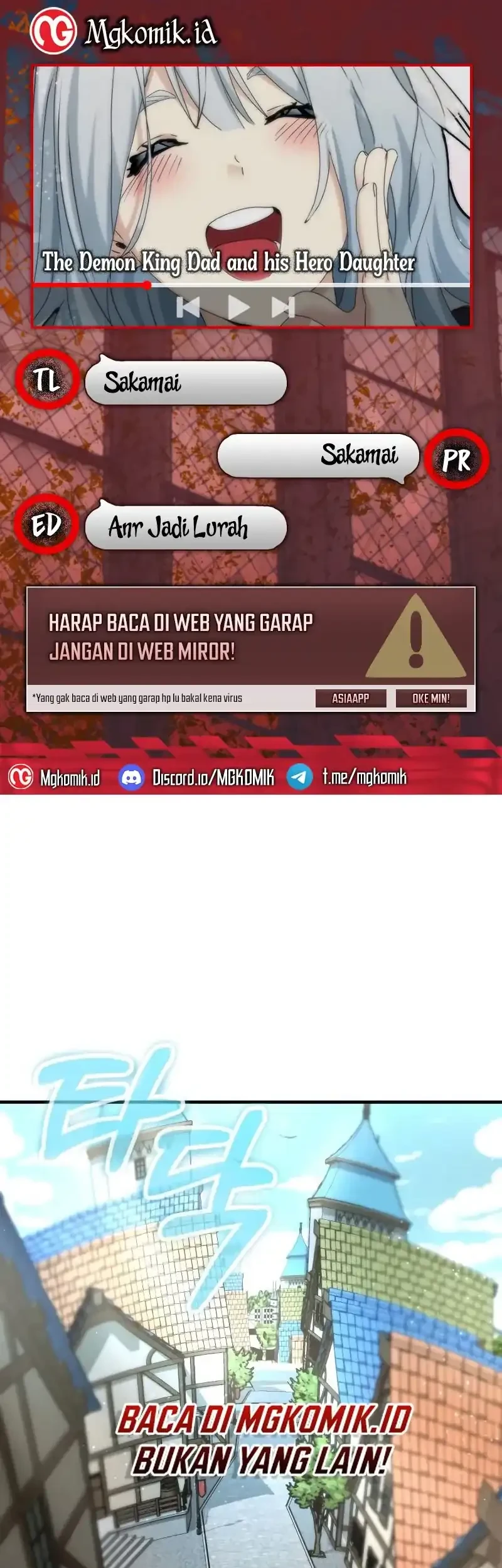 Komik The Demon King Dad and his Hero Daughter Chapter 26 gambar 1