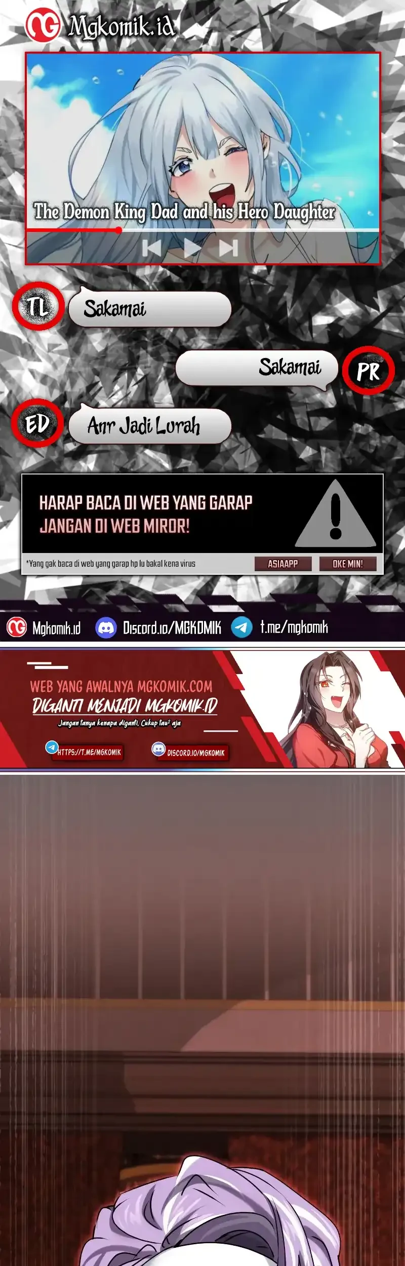 Komik The Demon King Dad and his Hero Daughter Chapter 27 gambar 1