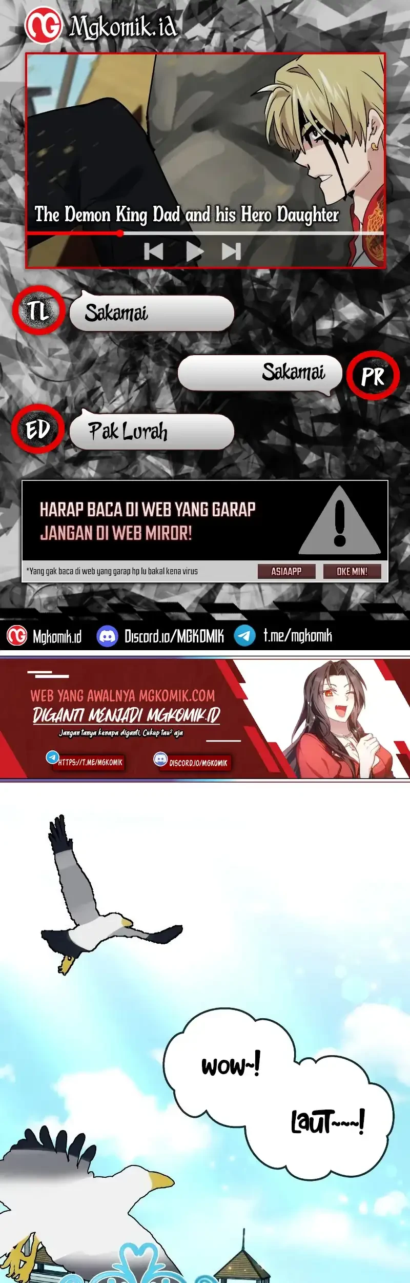 Komik The Demon King Dad and his Hero Daughter Chapter 28 gambar 1