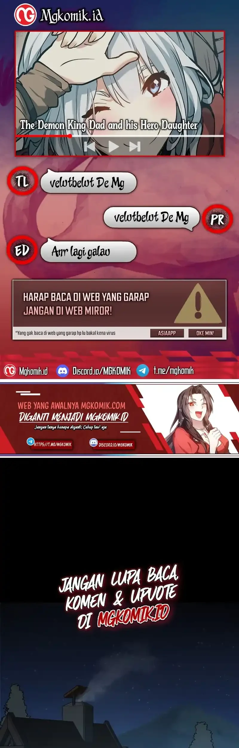 Komik The Demon King Dad and his Hero Daughter Chapter 3 gambar 1