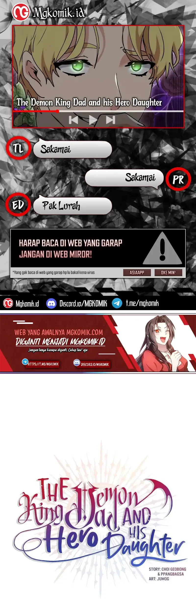 Komik The Demon King Dad and his Hero Daughter Chapter 31 gambar 1