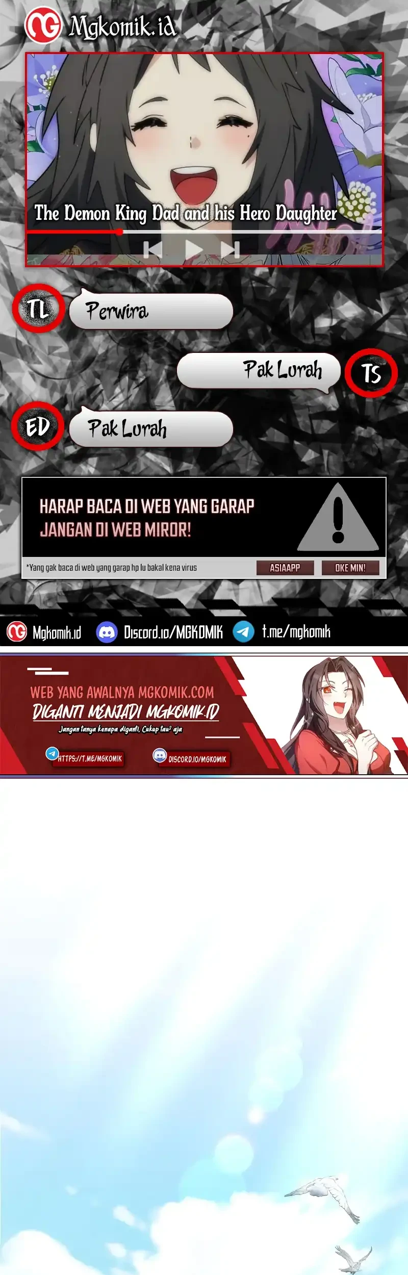 Komik The Demon King Dad and his Hero Daughter Chapter 34 gambar 1