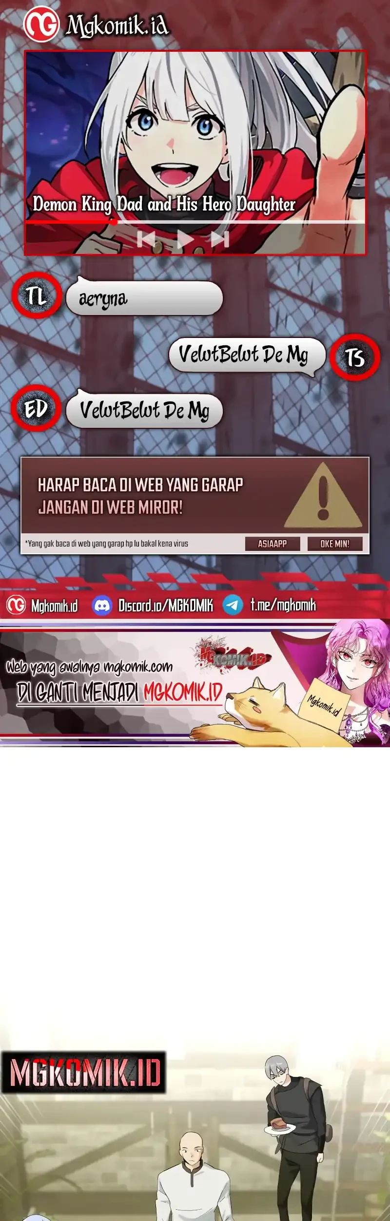 Komik The Demon King Dad and his Hero Daughter Chapter 37 gambar 1