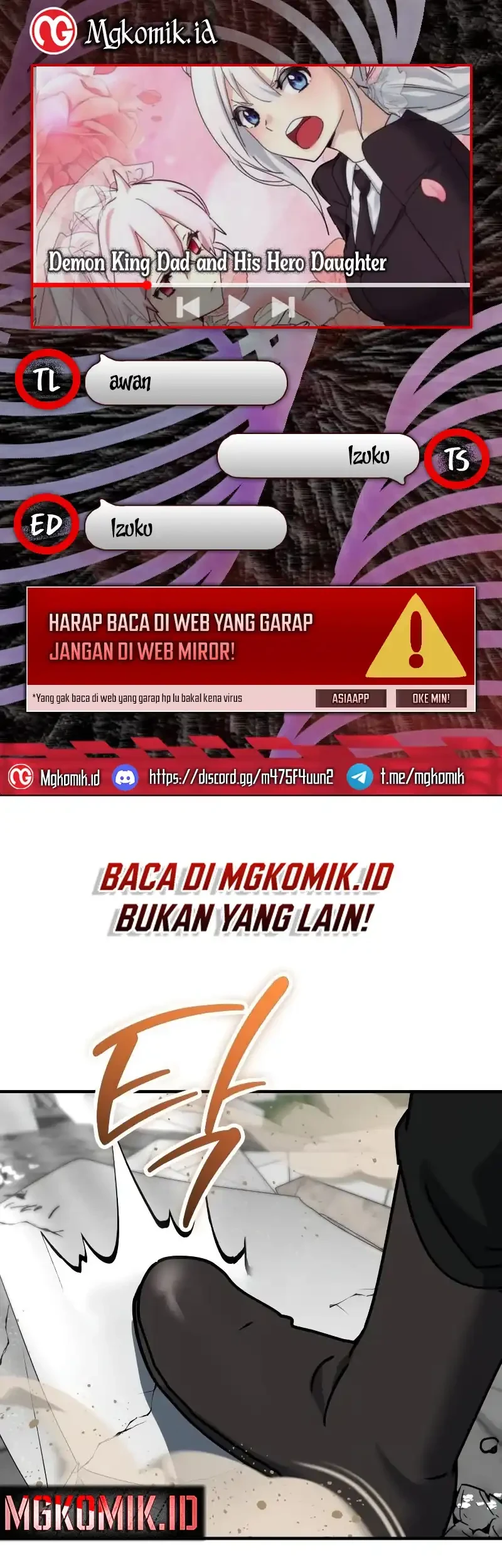 Komik The Demon King Dad and his Hero Daughter Chapter 38 gambar 1