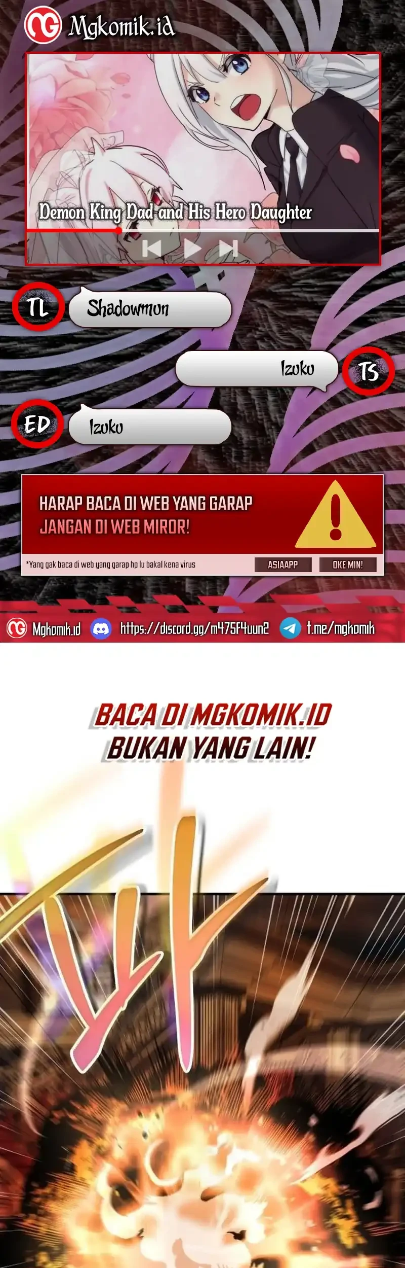 Komik The Demon King Dad and his Hero Daughter Chapter 39 gambar 1
