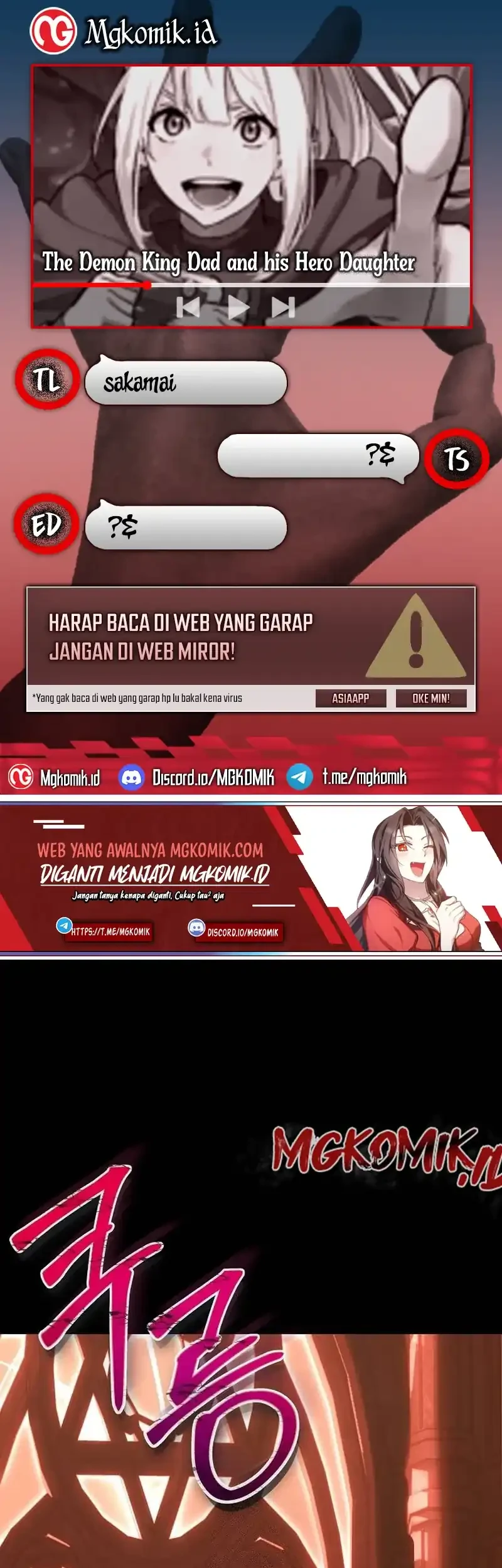 Komik The Demon King Dad and his Hero Daughter Chapter 4 gambar 1