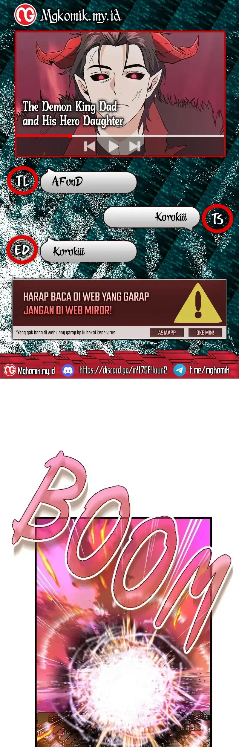 Komik The Demon King Dad and his Hero Daughter Chapter 53 gambar 1