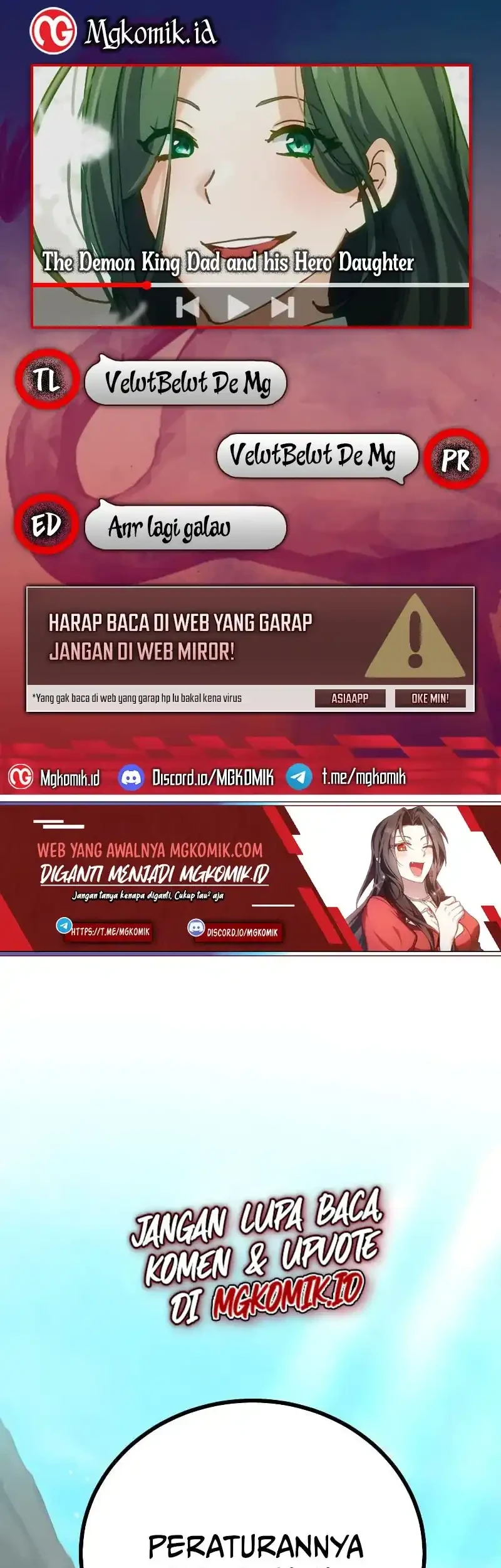 Komik The Demon King Dad and his Hero Daughter Chapter 7 gambar 1