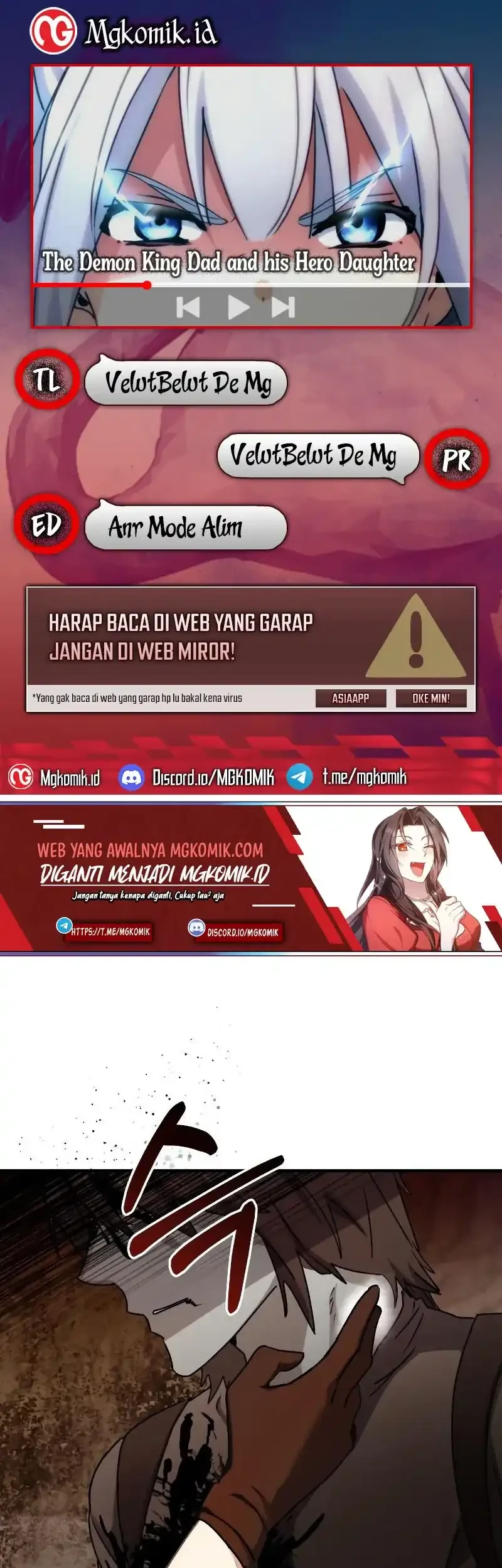 Komik The Demon King Dad and his Hero Daughter Chapter 9 gambar 1