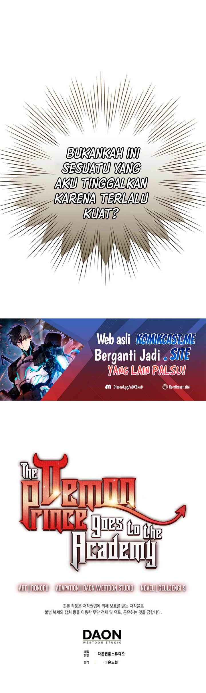 The Demon Prince Goes to the Academy Chapter 16 Gambar 92