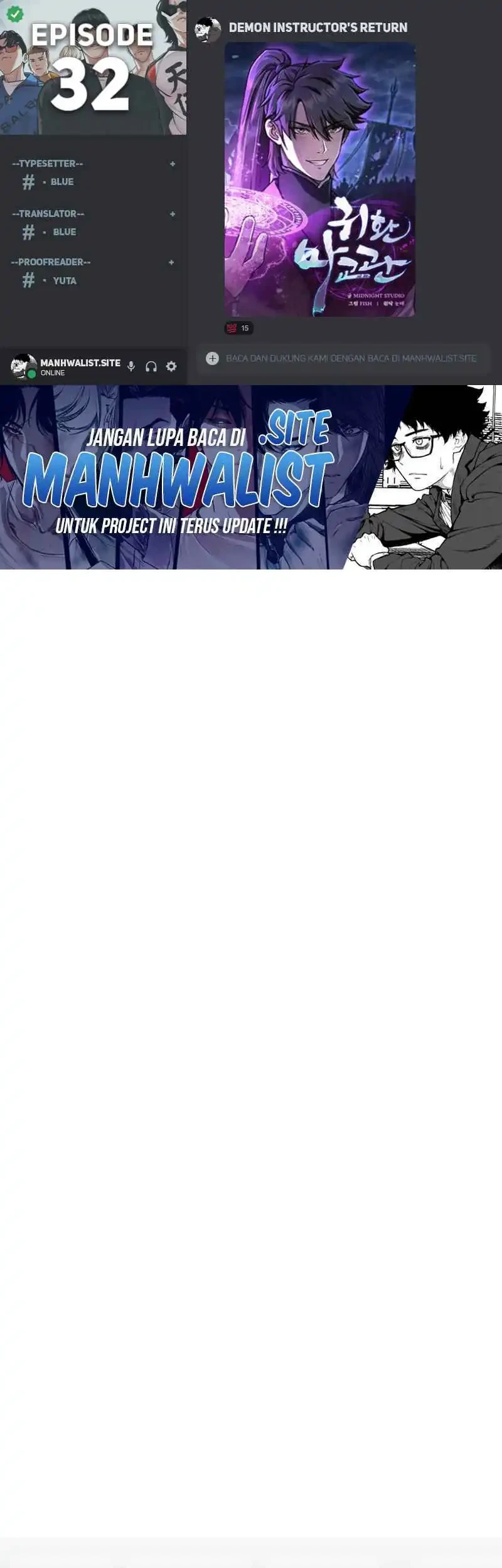 Baca Komik The Demonic Cult Instructor Returns Chapter 32 Gambar 1