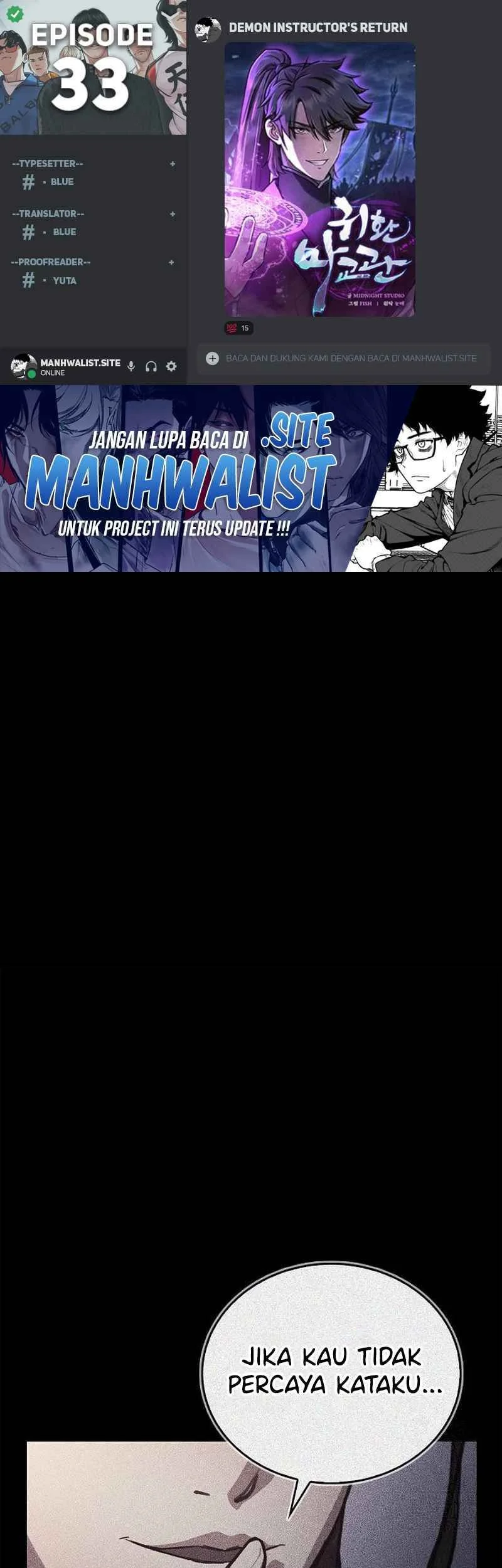 Komik The Demonic Cult Instructor Returns Chapter 33 gambar nomor 1