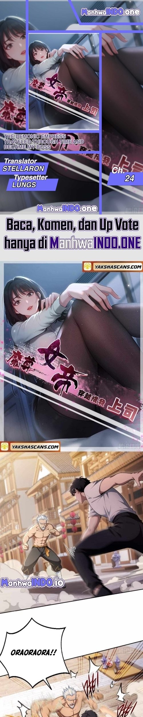 Baca Komik The Demonic Empress Traveled Through Time And Became My Boss Chapter 24 Gambar 1