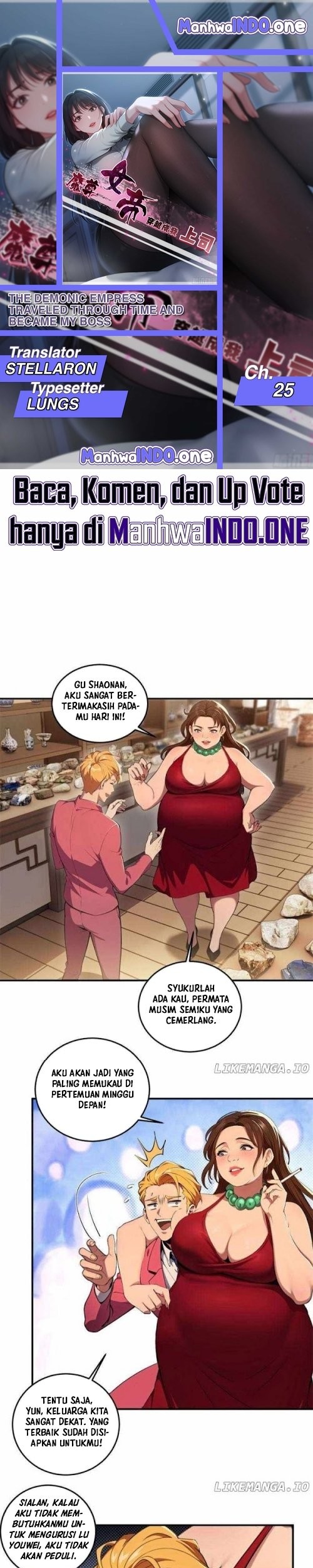 Baca Komik The Demonic Empress Traveled Through Time And Became My Boss Chapter 25 Gambar 1